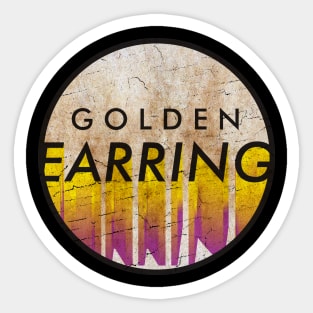 Golden Earring - VINTAGE YELLOW CIRCLE Sticker